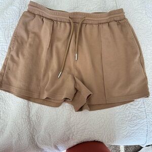 Cider Tan Lounge Shorts for Women